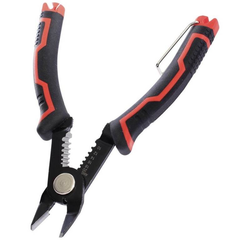 Quadrios Seitenschneider Schneidezange mit Abisolierfunktion 0.75-6 mm² von Quadrios