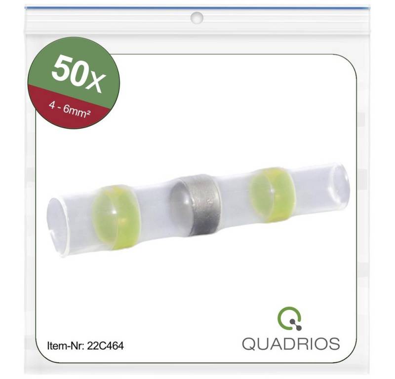 Quadrios Stoßverbinder Quadrios 22C464 Stoßverbinder mit Schrumpfschlauch 4.0 mm² 6.0 mm² Vol, 22C464 von Quadrios