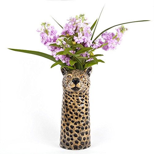 Quail Ceramics – Leopard Blume Vase von Quail Ceramics