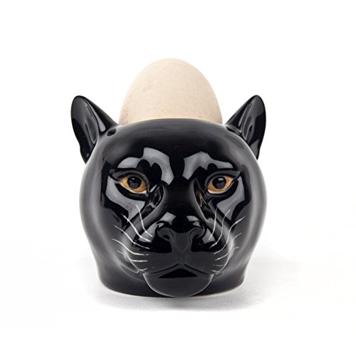Quail Ceramics Eierbecher mit Panther-Gesicht von Quail