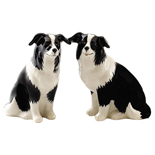 Quail Ceramics Salz- und Pfefferstreuer Border Collie von Quail