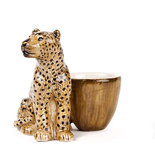 Quail Keramik - Leopard mit Eierbecher von Quail