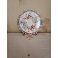 Seltene Vintage Royal Grafton "Petunia' Torte/Kuchen Käseplatte von QuaintItFunky