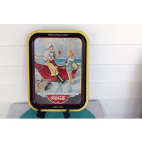 Coca Cola Tablett, Sea Captain, N.c. Wyeth, 1987 Aus Dem Kalender Von 1936 von Quaintclassics