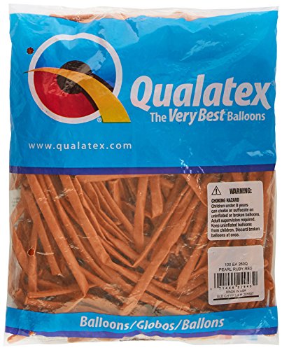 Qualatex 79701 260QORANGE 100CT Modellier- oder Drehballons von Qualatex