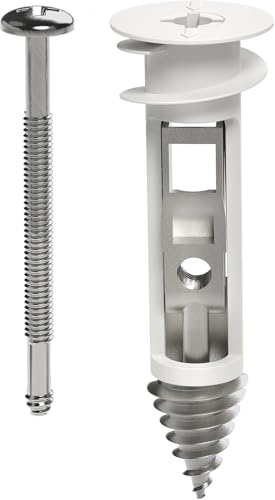 Strapazierfähige Trockenbaudübel und Schrauben-Set, inklusive Knebeldübel und Schrauben, langlebiger Zink-Kunststoff, selbstbohrende Trockenbaudübel zum Aufhängen von Bildern und mehr (25 Stück) Strapazierfähige Trockenbaudübel und Schrauben-Set, inklusive Knebeldübel und Schrauben, langlebiger Zink-Kunststoff, selbstbohrende Trockenbaudübel zum Aufhängen von Bildern und mehr (25 Stück) von Qualihome