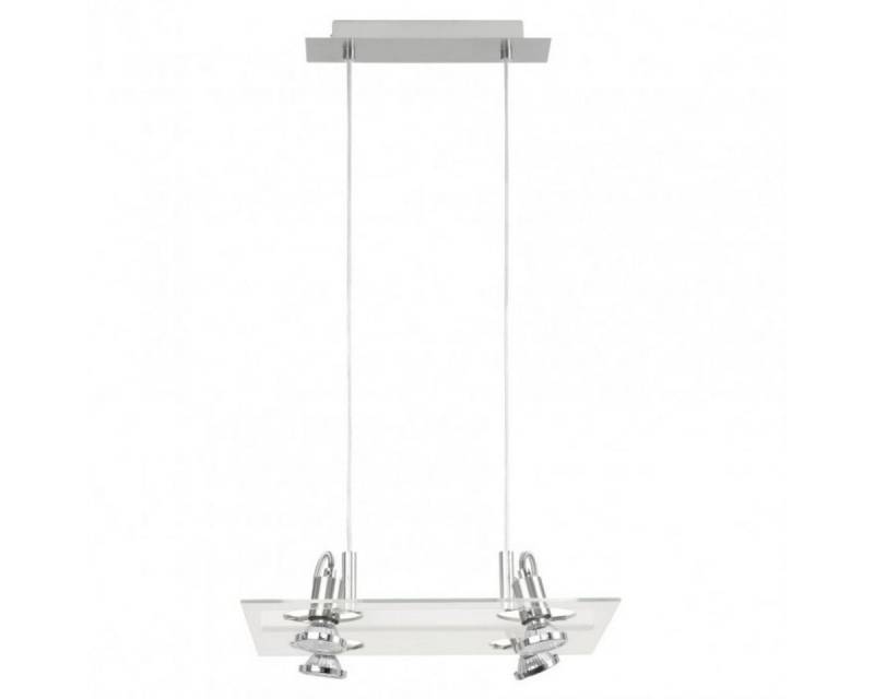 EGLO Aufbauleuchte Eglo Focus Hänge-/Pendelleuchte Silber Glas 4xGU10 50W 39x33cm von EGLO