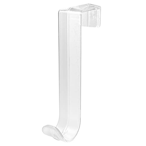 Tür- und Fensterhaken – L x B x T: 80 x 17 x 42 mm - transparent - 12 Stück von Quality-Collection