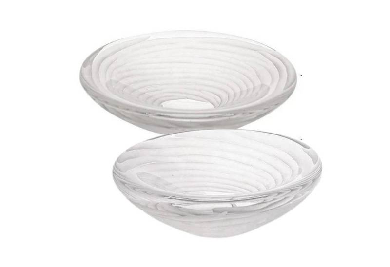 Quality Elegance Deko-Glas 2er Kristall-Obstteller – Dekoratives Glas mit Frostmuster Quality Elegance Deko-Glas 2er Kristall-Obstteller – Dekoratives Glas mit Frostmuster von Quality Elegance