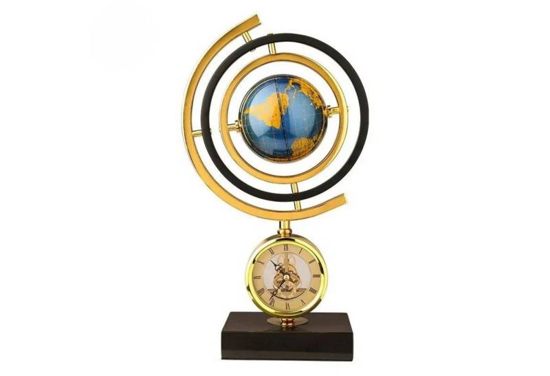 Quality Elegance Dekoobjekt Goldene Globus-Uhr mit Marmorsockel – Luxus Dekoration Quality Elegance Dekoobjekt Goldene Globus-Uhr mit Marmorsockel – Luxus Dekoration von Quality Elegance