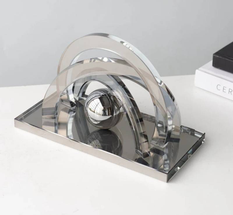 Quality Elegance Dekoobjekt Kristallbogen – Elegantes Dekoratives Objekt mit Kurve, 25 × 12 × 16 cm Quality Elegance Dekoobjekt Kristallbogen – Elegantes Dekoratives Objekt mit Kurve, 25 × 12 × 16 cm von Quality Elegance