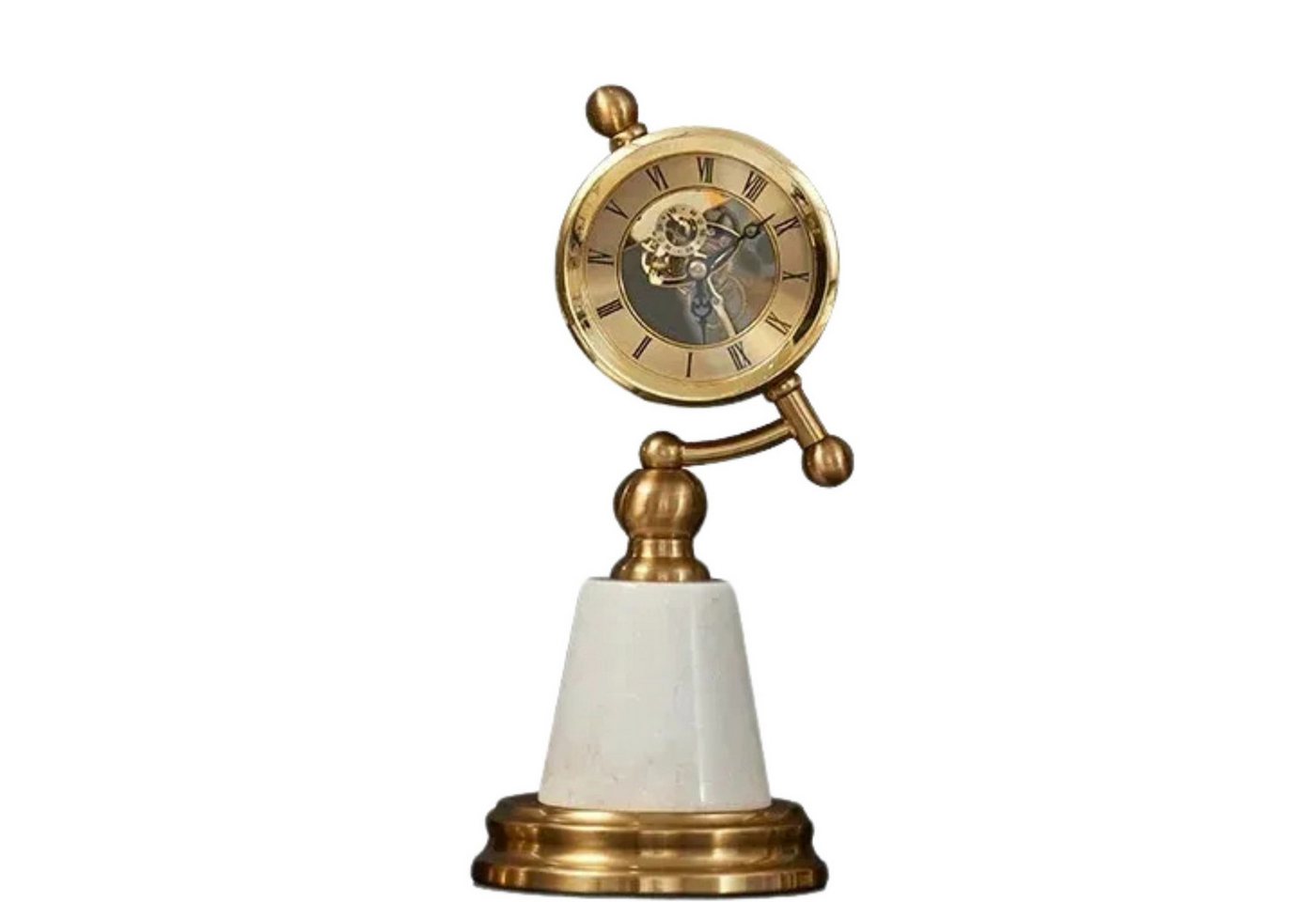 Quality Elegance Dekoobjekt Luxus Tischuhr mit Kristallkugel und Marmor Sockel in Gold 30cm Quality Elegance Dekoobjekt Luxus Tischuhr mit Kristallkugel und Marmor Sockel in Gold 30cm von Quality Elegance