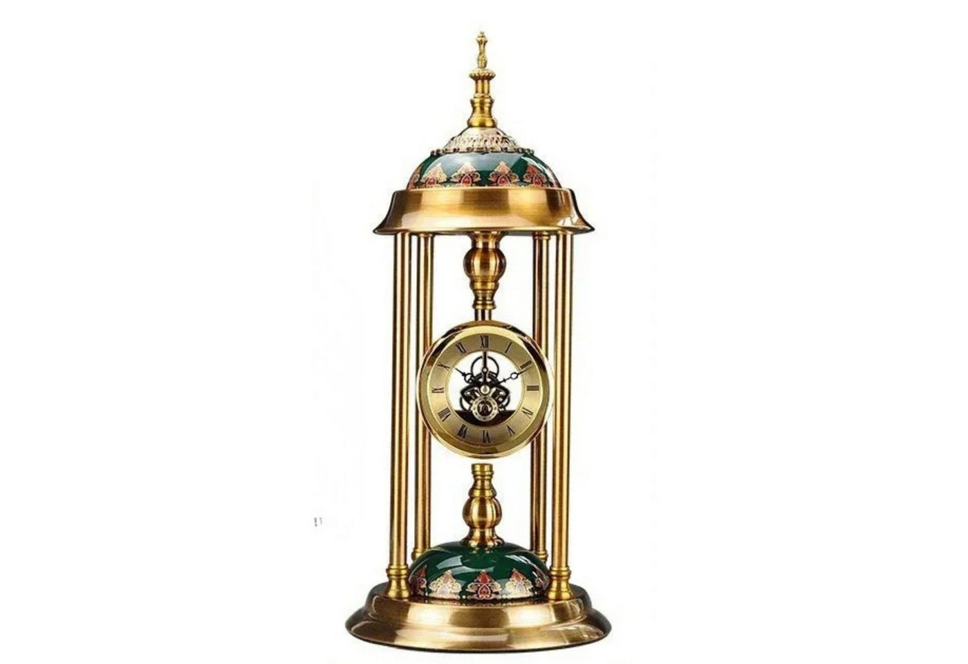 Quality Elegance Dekoobjekt Retro Goldene Tischuhr im Amerikanischen Stil Quality Elegance Dekoobjekt Retro Goldene Tischuhr im Amerikanischen Stil von Quality Elegance