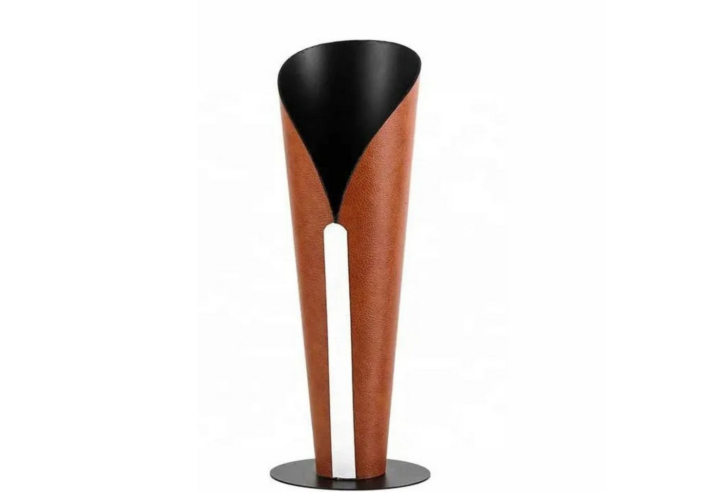 Quality Elegance Dekovase Braun Leder Metall Vase – Modern Minimalistische Deko Quality Elegance Dekovase Braun Leder Metall Vase – Modern Minimalistische Deko von Quality Elegance