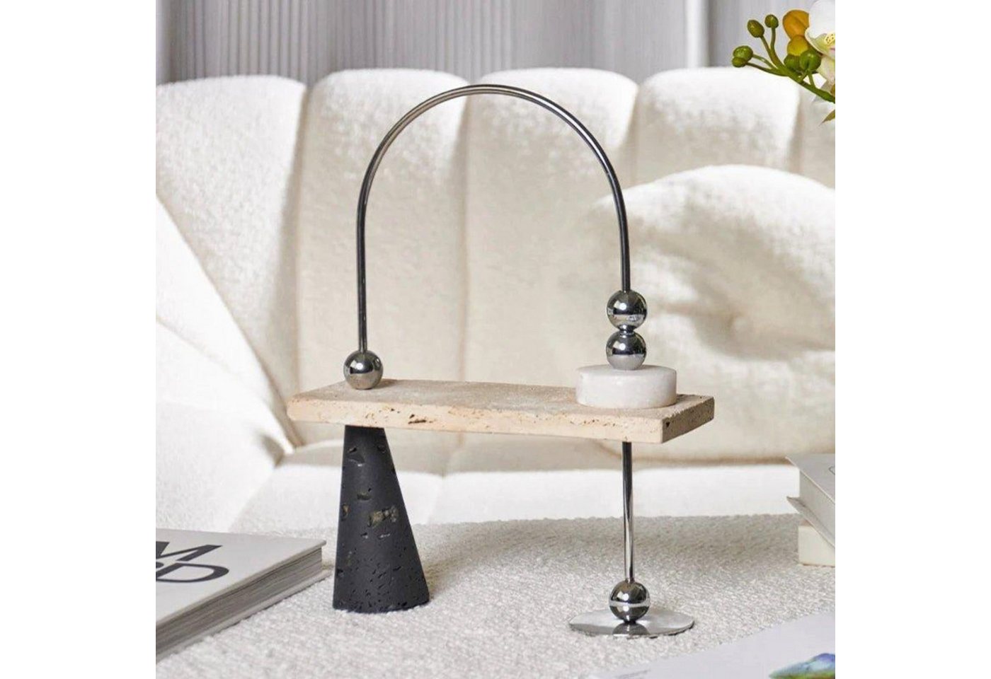 Quality Elegance Skulptur Modernes Marmor-Balance-Dekorobjekt – Handgefertigte Quality Elegance Skulptur Modernes Marmor-Balance-Dekorobjekt – Handgefertigte von Quality Elegance