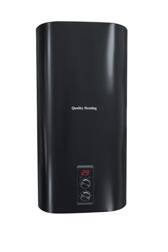 Hochwertiger Doppel-Elektroboiler – 80 Liter, 2000 Watt, mit digitaler Steuerung, inkl. Sicherheitsventil, energiesparend von Quality Heating