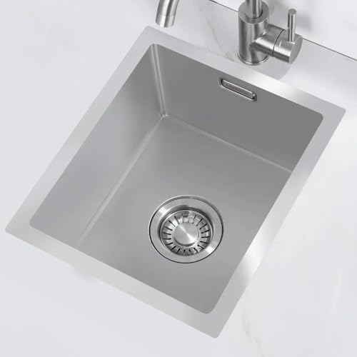 Nurion Spüle Edelstahl 34.5 x 34.5 - Küchenspüle - Küchenspülen - Küchenwaschbecken - ohne Hahnloch Nurion Spüle Edelstahl 34.5 x 34.5 - Küchenspüle - Küchenspülen - Küchenwaschbecken - ohne Hahnloch von Quality Heating