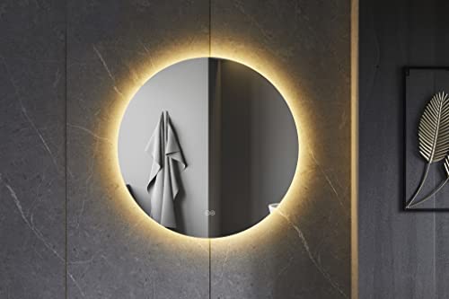Quality Heating Spiegel Rond 120 cm frameloos, rondom led verlichting en Anti-condens von Quality Heating