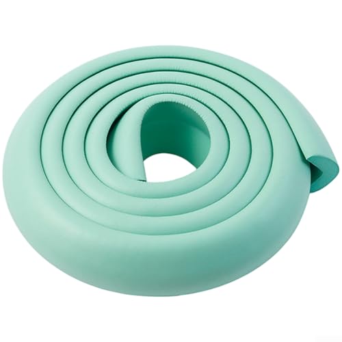 Anti-Kollisions-Kantenschutzstreifen mit Baby-Sicherheits-Eckenschutz, elastisches Gummimaterial zur Stoßdämpfung und Möbelprävention (hellgrün) von Qualoramall