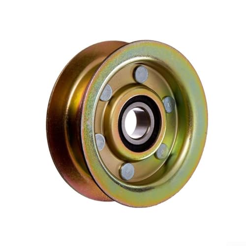 Ersatz-Rasenmäher-Leerlaufrad, 1 Stück, kompatibel mit GY20067 GY22172 Metall-Spannrolle für zuverlässige Leistung der Ausrüstung von Qualoramall