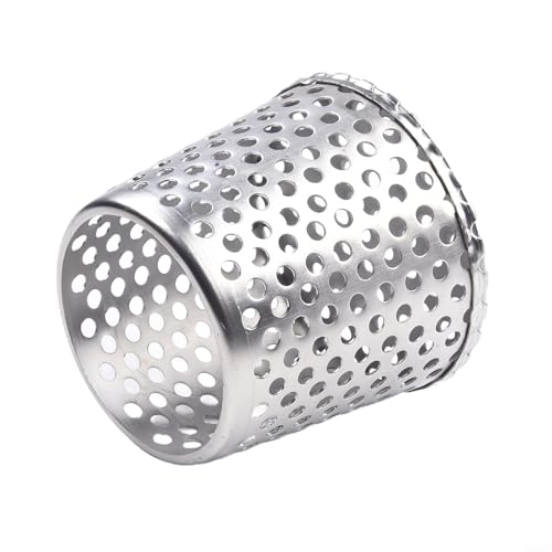 Qualoramall Abflussabdeckungen, Laubschutz, Dachbelüftung und Entwässerungsauslass, Outdoor-Abflussschutzabdeckung, Edelstahl, Anti-Blockierung, Bodenabläufe für Entwässerungsrinne (90 mm) von Qualoramall