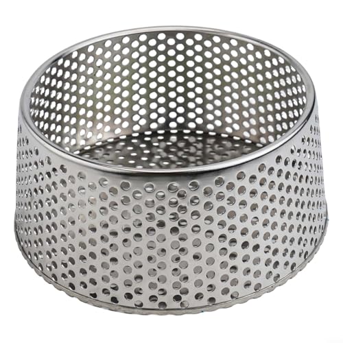 Qualoramall Abflussabdeckungen, Laubschutz, Dachbelüftung und Entwässerungsauslass, Outdoor-Abflussschutzabdeckung, Edelstahl, Anti-blockierend, Bodenabläufe, Bildschirm für Entwässerungsrinne (200 mm von Qualoramall