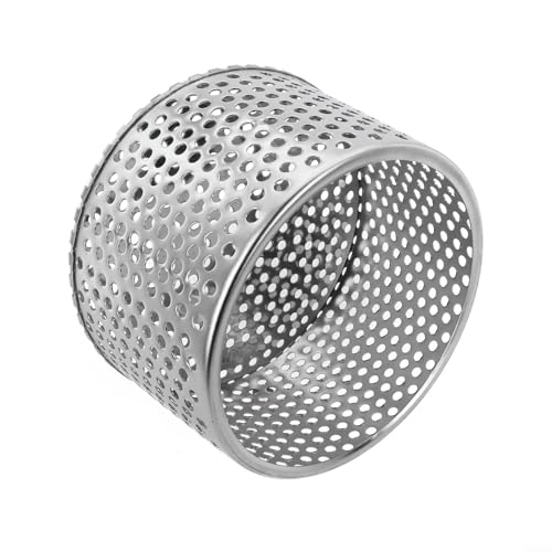 Qualoramall Abflussabdeckungen, Laubschutz, Dachbelüftung und Entwässerungsauslass, Outdoor-Abflussschutzabdeckung, Edelstahl, Anti-blockierend, Bodenabläufe, Bildschirm für Entwässerungsrinne (160 mm von Qualoramall