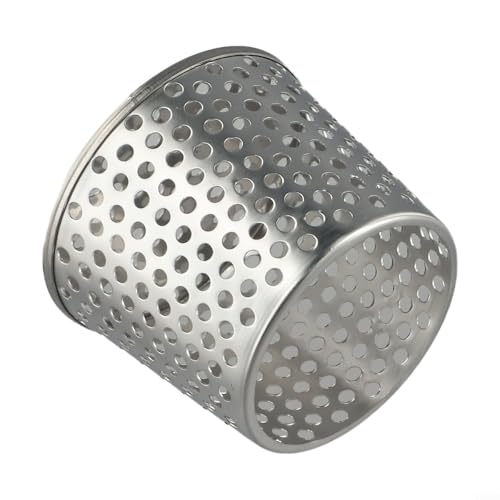 Qualoramall Abflussabdeckungen, Laubschutz, Dachbelüftung und Entwässerungsauslass, Outdoor-Abflussschutzabdeckung, Edelstahl, Anti-blockierend, Bodenabläufe für Entwässerungsrinne (100 mm) von Qualoramall