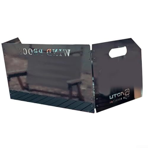 Qualoramall Campingkocher Windschutzscheiben Edelstahl dreifach faltbar Campingkocher Windschutzscheibe tragbar verstellbar Windabweiser Outdoor Windblock für Gasbrenner passend für verschiedene Öfen Qualoramall Campingkocher Windschutzscheiben Edelstahl dreifach faltbar Campingkocher Windschutzscheibe tragbar verstellbar Windabweiser Outdoor Windblock für Gasbrenner passend für verschiedene Öfen von Qualoramall