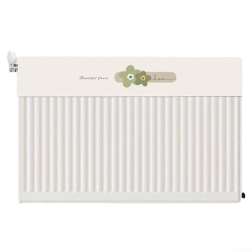 Qualoramall Heizkörperabdeckung, dekorativer Stoff, Staubschutz, Wärmeverteilung, Blumenmuster, Heimdekoration für Haushalts-Heizsysteme (80 cm) von Qualoramall