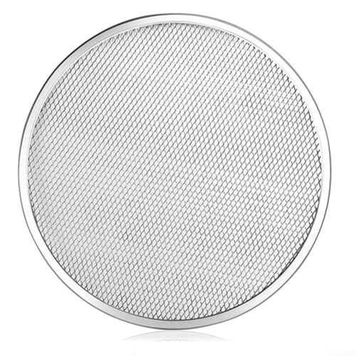 Qualoramall Mesh-Pizza-Sieb-Backblech, rundes Backblech für Ofenbleche für Ofen, antihaftbeschichtet, Nudel-Backbleche, Netz für Pizza und Pasta, Kochen zu Hause (30,5 cm) von Qualoramall