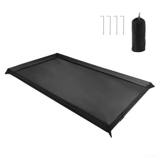 Qualoramall Multifunktions-Campingzelt, Fußabdruck, 210D Oxford-Stoff, wasserdichte Bodenplane, Badewanne, Bodenschutzmatte mit Tragetasche für Outdoor-Wandern, Picknick (200 x 80 cm) von Qualoramall