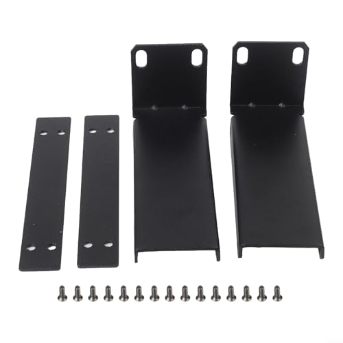 Qualoramall SLX4 Wireless Receiver Rack Halterung Metallrahmen für Wireless Receiver Mikrofon SLX4 Audio Equipment bietet Stabilität Schutz (2 in 1) von Qualoramall
