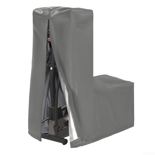 Qualoramall Staubdichte Abdeckung für Crosstrainer, wasserdichte Abdeckung, faltbar, elliptische Maschinen-Schutzabdeckungen mit Aufbewahrungstasche für den Außenbereich und zur Aufbewahrung zu Hause von Qualoramall