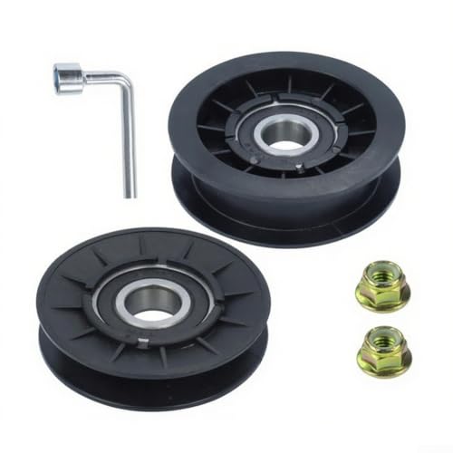 Rasenmäher Ersatz Umlenkrolle GX20286 GX20287 V Typ für Mähdecks S170, S180, S240 und X105 bis X166R für zuverlässige Mähfunktion Rasenmäher Ersatz Umlenkrolle GX20286 GX20287 V Typ für Mähdecks S170, S180, S240 und X105 bis X166R für zuverlässige Mähfunktion von Qualoramall
