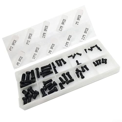 Set mit 50 CNC-Schrauben für Hartmetall-Einsatzhalter M2 M2 2 M2 5 für M3 für M3 5 4 Größen für sichere und vibrationsbeständige Befestigung Set mit 50 CNC-Schrauben für Hartmetall-Einsatzhalter M2 M2 2 M2 5 für M3 für M3 5 4 Größen für sichere und vibrationsbeständige Befestigung von Qualoramall