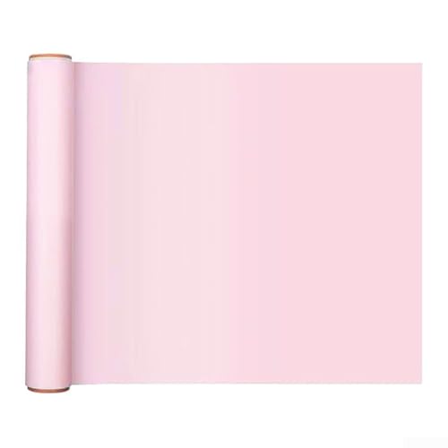 Wandaufkleber für Wohnzimmer und Schlafzimmer, bequeme Installation, zuverlässiges PP-Material, Abdeckung von 45 cm x 10 m (rosig) von Qualoramall