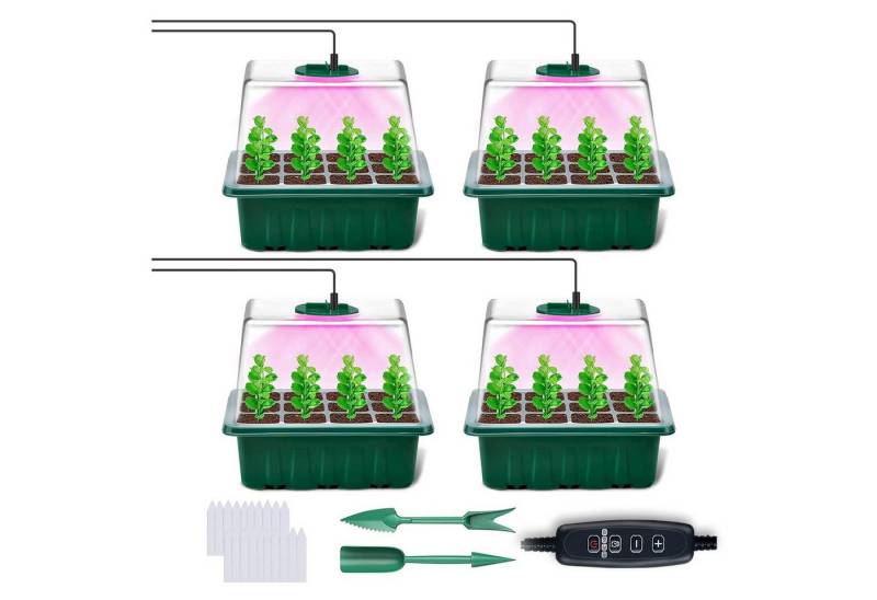 Qualra Gewächshaus Mini Gewächshaus Growbox Komplettset mit Licht Anzucht Gewächshaus, 1-St., Zimmergewächshaus für Balkon Pflanze von Qualra