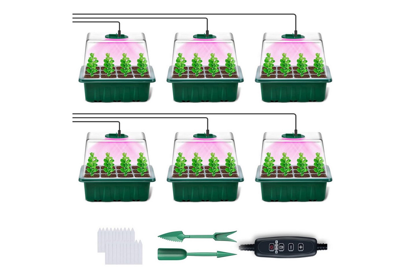 Qualra Gewächshaus Mini Gewächshaus Growbox Komplettset mit Licht Anzucht Gewächshaus, 1-St., Zimmergewächshaus für Balkon Pflanze Qualra Gewächshaus Mini Gewächshaus Growbox Komplettset mit Licht Anzucht Gewächshaus, 1-St., Zimmergewächshaus für Balkon Pflanze von Qualra