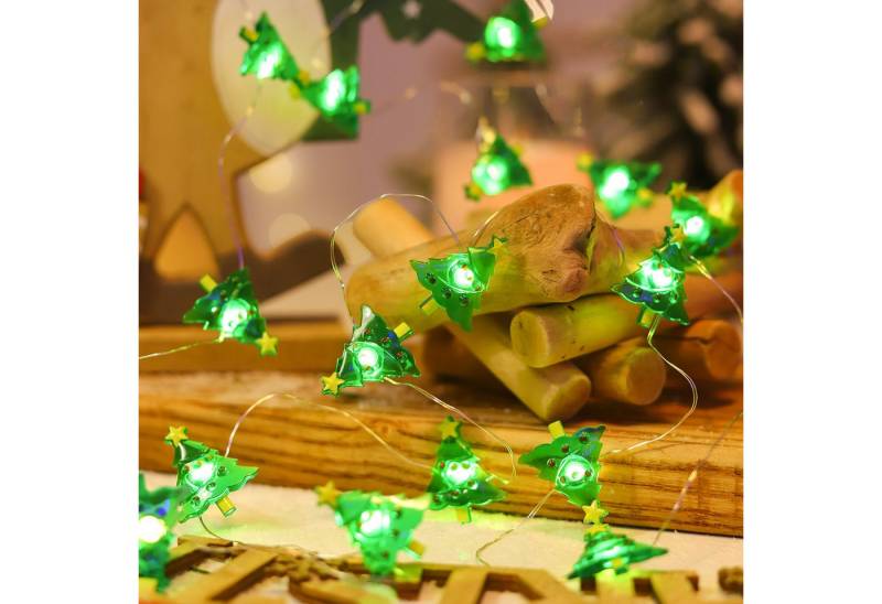 Qualra LED Dekolicht 10/20LEDs 2er Set Warmweiß Lichterketten Kupferdraht von Qualra