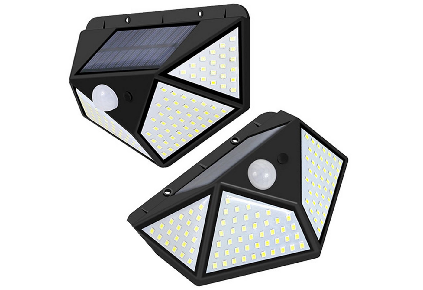 Qualra LED Solarleuchte Solar Wandleuchte 128LEDs Wasserdicht 2er Set IP65 LED Gartenlampen Qualra LED Solarleuchte Solar Wandleuchte 128LEDs Wasserdicht 2er Set IP65 LED Gartenlampen von Qualra