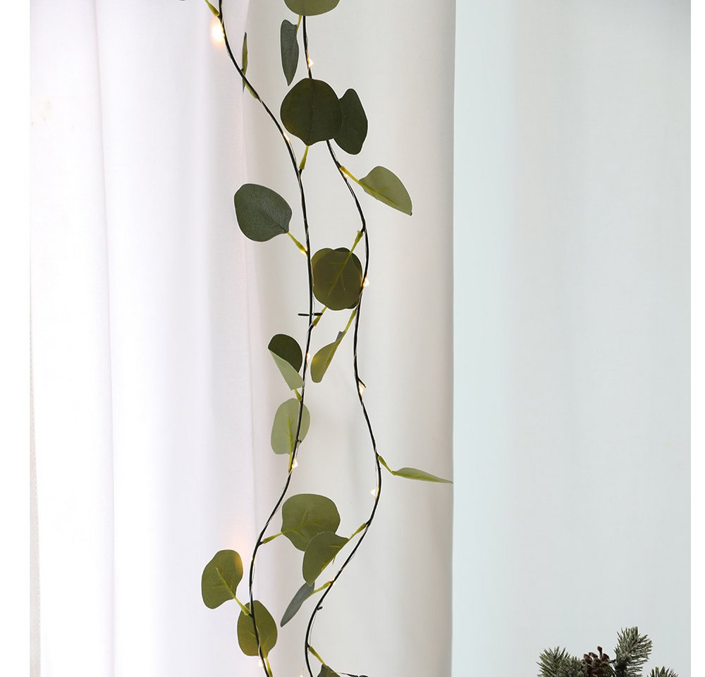 Qualra Lichterkette 2M Lichterkette mit Blättern Grüne Blatt Efeuranke Efeu Künstlich Qualra Lichterkette 2M Lichterkette mit Blättern Grüne Blatt Efeuranke Efeu Künstlich von Qualra