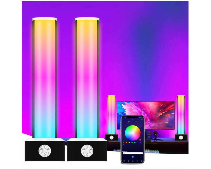 Qualra Lichtleiste LED Lightbar TV Hintergrundbeleuchtung RGB Smart Gaming Lampe, Musiksynchronisierung WIFI/Bluetooth Control von Qualra
