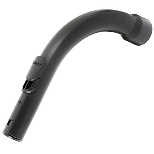 Schwarze Gebogene 35mm Schlauch Rohr Wand Halter Kompatibel mit Miele S-Serie Staubsauger von Qualtex