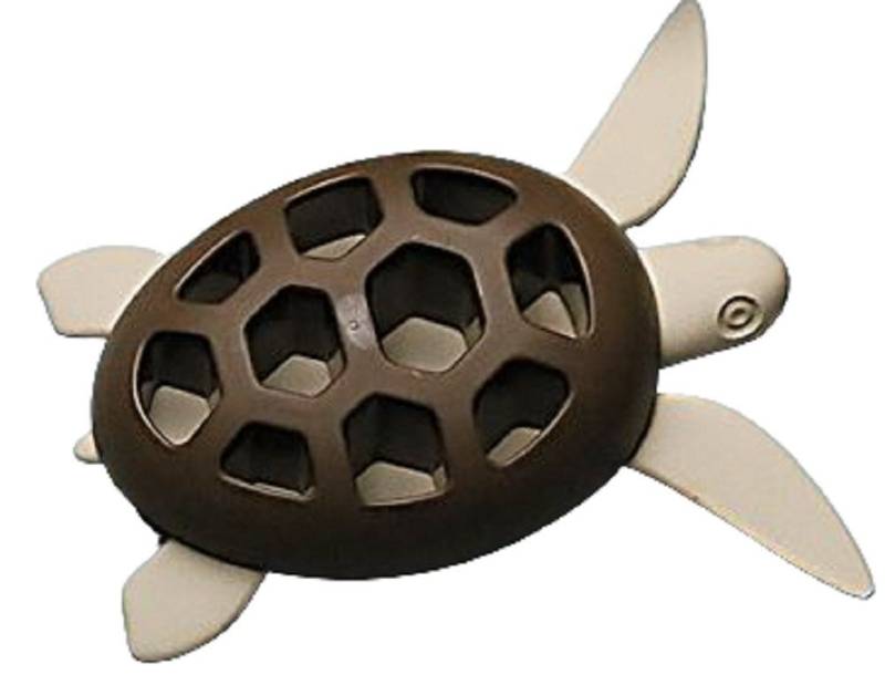 Qualy Design Zahnbürstenhalter Save Turtle, (Schildkröte, 1-St., Kunststoff), ca. 14 x 15,5 x 5 cm von Qualy Design