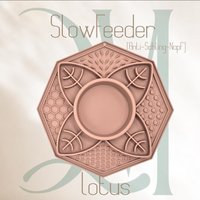 Slowfeeder - Lotus | Anti-Schling-Napf Schleckmatte von QuanaAndMeDesigns
