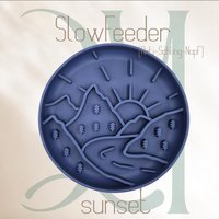 Slowfeeder - Sunset | Anti-Schling-Napf Schleckmatte von QuanaAndMeDesigns