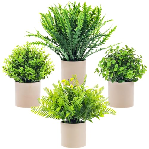 Quancru 4 Stück Künstliche Pflanze Getopft Gefälschte Blumen Dekoration Kleine Begrünung Eukalyptus Bonsai Seegras DIY Haushalt Bauernhof Zimmer Kaffee Schrank Quancru 4 Stück Künstliche Pflanze Getopft Gefälschte Blumen Dekoration Kleine Begrünung Eukalyptus Bonsai Seegras DIY Haushalt Bauernhof Zimmer Kaffee Schrank von Quancru
