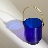 Ein Vintage Glas Eiskübel Von Holmegaard Glashütte 1960 Mcm Danish Design von QuantiGarageSale