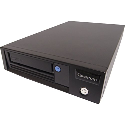 Quantum LTO-6 Bandlaufwerk, halbe Höhe, Tabletop, Media und SAS HBA Bundle, 6 Gb/s SAS, schwarz von Quantum